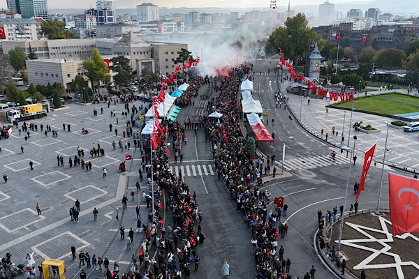 Kayseri’de Cumhuriyet Bayramı Kutlamaları